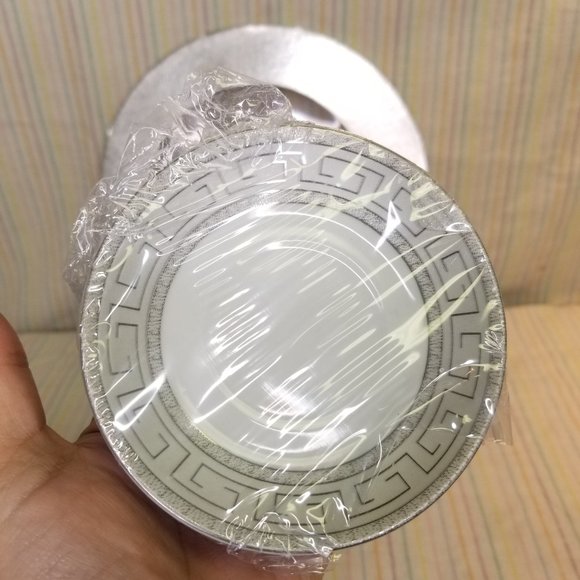 NIOB Aramco Imports Fine Porcelain Coffee Espresso Saucer Demitasse Cup Mug Set - Picture 5 of 7